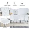Table and chair set, modern minimalist marble textured rectangular dining table. Suitable for restaurants and living rooms. Soft cushion seats. F-1280