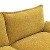 [VIDEO provided][New]118*55" Modern L-shaped Chenille Cloud Sofa with Double Seat Cushions,5-seat Upholstered Indoor Furniture,Sleeper Sofa Couch with