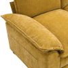 [VIDEO provided][New]118*55" Modern L-shaped Chenille Cloud Sofa with Double Seat Cushions,5-seat Upholstered Indoor Furniture,Sleeper Sofa Couch with