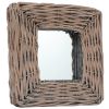 Mirrors 3 pcs 5.9"x5.9" Wicker