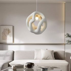 Japanese Style Quiet Style Designer Restaurant Chandelier (Option: White-Tricolor Light)